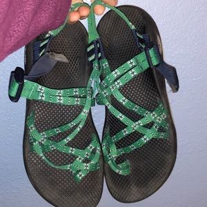 Women’s green Chacos size 9